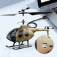 Vatos remote controlled helicopter camouflage 2.4GHz radio indoor RC helicopter toy one click takeoff for boy children adults