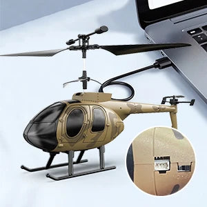 Vatos remote controlled helicopter camouflage 2.4GHz radio indoor RC helicopter toy one click takeoff for boy children adults