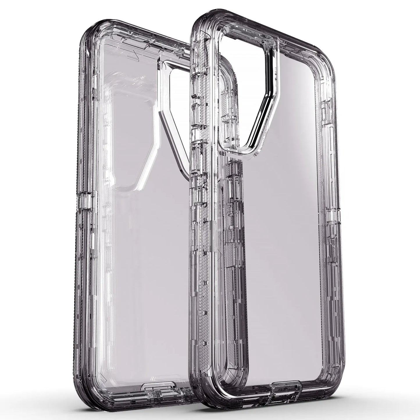 For Samsung Galaxy S25 /S25 Plus/ S25 Ultra 5G Phone Case Hybrid Rugged Shockproof Protective Heavy Duty Transparent Clear Cover