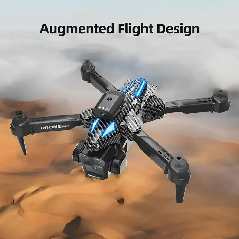 C10 RC Drone – 4K, 3 Cameras, WIFI FPV, Obstacle Avoidance, Black
