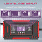 6A 12V Intelligent Car Battery Charger Car and Motorcycle Battery Charging Unit Lead-Acid Battery Repair LCD Display
