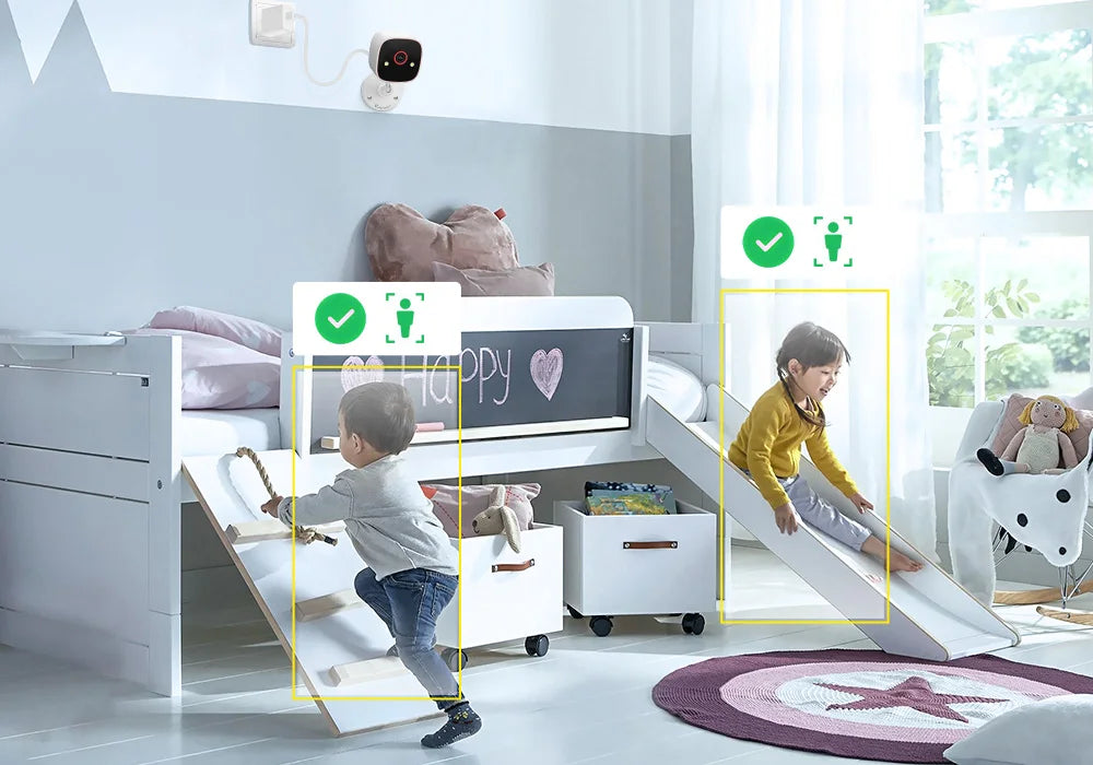 2K Indoor WiFi Security Camera - 3MP HD, 2-Way Audio, Cloud & SD Card Storage