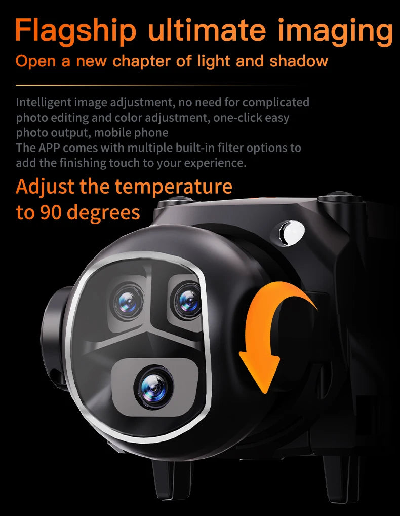 NEW Original H21 Drone 8K WIFI GPS Professional HD Aerial Photography Remote Control Aircraft HD Dual Camera Quadcopter Toys UAV