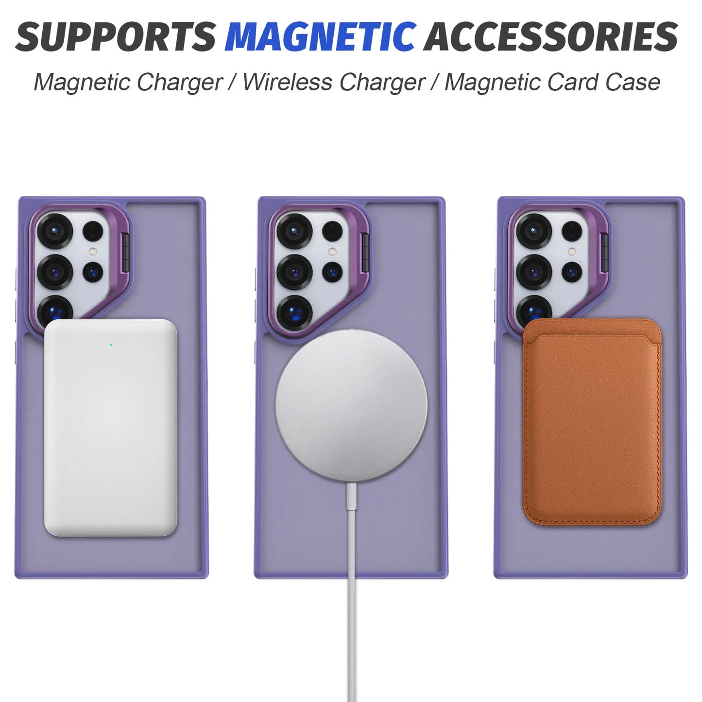 For Samsung Galaxy S23 S23 Plus S23 Ultra 5G Rugged Phone Case Shockproof Kickstand Holder Heavy Duty Protective Cover