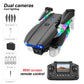 Black E88E99 GT Lighting Big Screen Control Mini Drone Dual Camera Optical Flow Fixed Height HD Aerial Photography Quadcopter