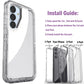 For Samsung Galaxy S25 /S25 Plus/ S25 Ultra 5G Phone Case Hybrid Rugged Shockproof Protective Heavy Duty Transparent Clear Cover