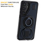 For Samsung Galaxy S25 S25 Plus S25 Ultra 5G Phone Case Hybrid Shockproof Double Ring Kickstand Rugged Cover Blue