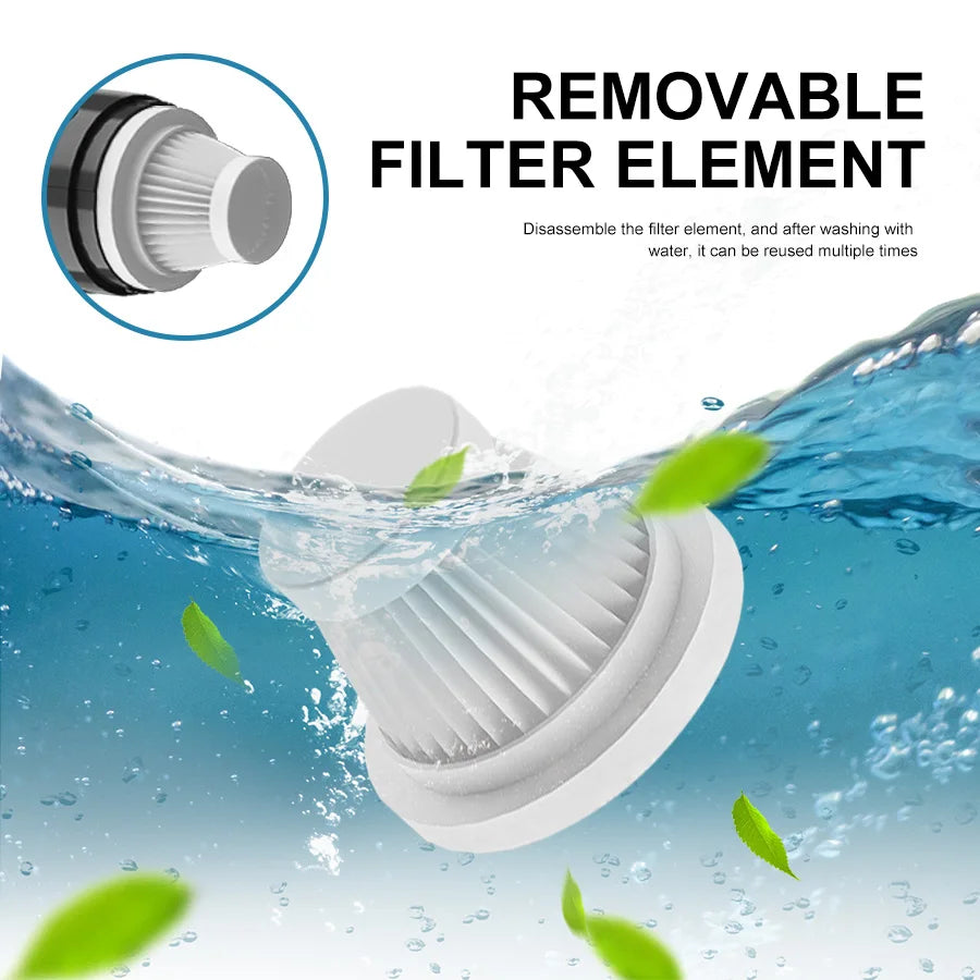 BELIBUY Vacuum Cleaner – Car, Portable Wireless, Mini Powerful Cleaner