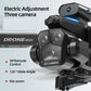 C10 Drone – HD Light Flow,Foldable, Gesture Photography, Black