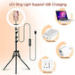 2-Pack LED Video Light Kit, Remote Control Dimmable USB LED Continuous Light Photography Light with Tripods, 9 Color Filters and 10 Brightness Level for Video Recording, Game Streaming, Youtube