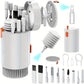 HOTU 20-in-1 Electronics Cleaning Kit - Multi-Function Brush Set for Cameras, Smartphones, Laptops, Tablets & Earbuds