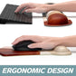 Mouse Pad Wrist Support Keyboard Wrist Rest Pad Ergonomic Mousepad Non-Slip Memory Foam Keyboard Pad Easy Typing Pain Relief Perfect for PC Laptop Gaming Office, Abstract Art Style