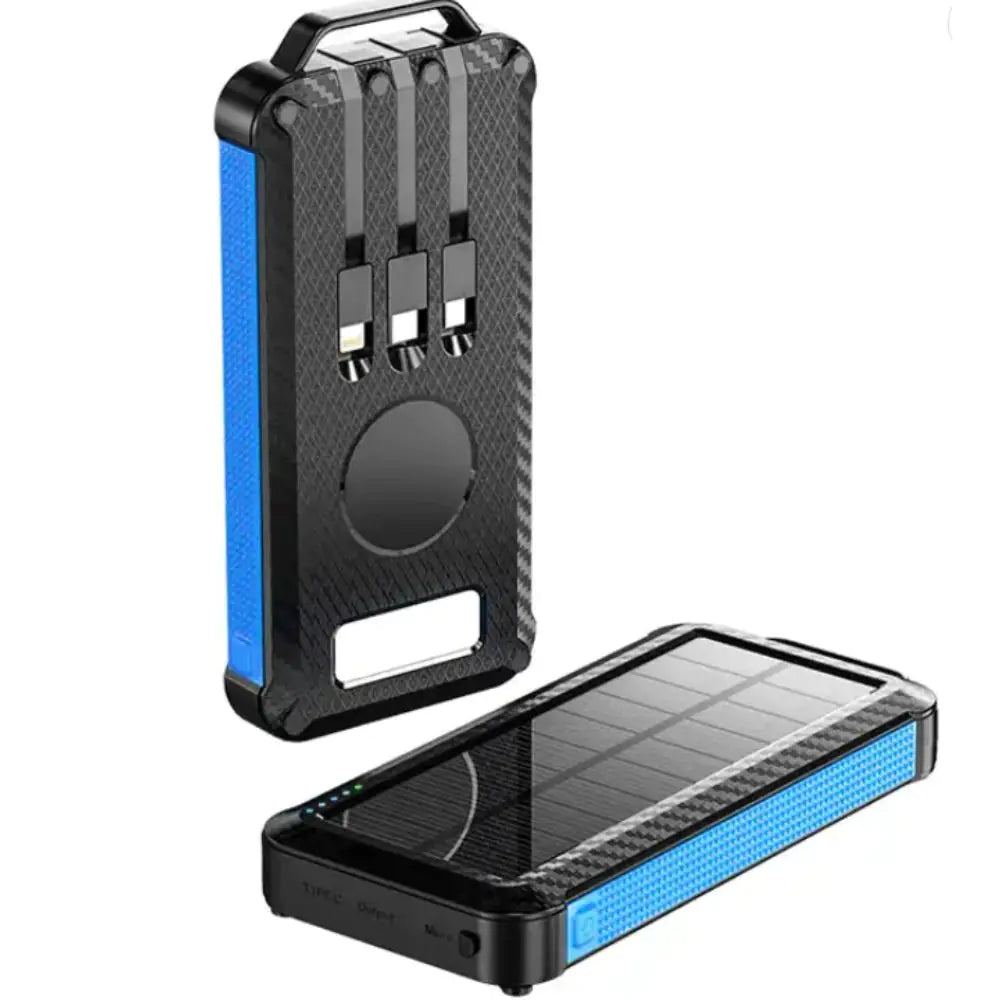 SolarBoost Waterproof Wireless USB-C Power Bank