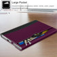 Case for 12.3 Inch Microsoft Surface Pro 7 Plus, Surface Pro 7/6/5/4/3 - Portfolio Business Cover with Pocket, Compatible with Type Cover Keyboard, Purple