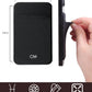 Phone Wallet Card Holder for Phone Case Sleeves Stick on Wallet for Cell Phone Card Holder Durable Adhesive Sticker ID Credit Card Holder for Back of Phone (Black + Mint)