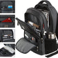 Laptop Backpack,Business Travel anti Theft Slim Durable Laptops Backpack with USB Charging Port,Water Resistant College School Computer Bag for Women & Men Fits 15.6 Inch Laptop and Notebook - Black