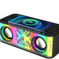 Colorful Light Bluetooth Speaker Dual Speaker Outdoor Wireless Charger